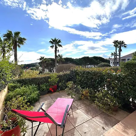 公寓 Hyeguy Pour 3 Personnes En Rez De Jardin Avec Piscine Commune A Giens